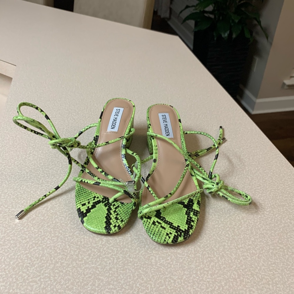 NWT Steve Madden Impressed Lace Up Sandal - Picture 6 of 12